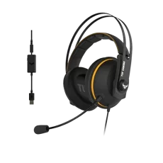 ASUS TUF-GAMING-H7 Wired Gaming Headset (Yellow, On the Ear)