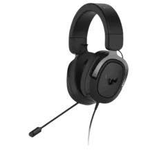 ASUS TUF H3 Wired Over Ear Headphones with Mic (Gun Metal, Black)