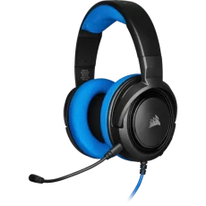 Corsair Hs35 Stereo Gaming Wired Ear Headphones (Blue) 1