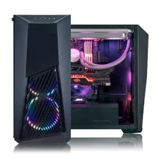 The MasterBox K501L & K501L RGB. Gaming is in the core of the new MasterBox K501L. Donning an illuminated fan against the angled front panel ventilation speaks