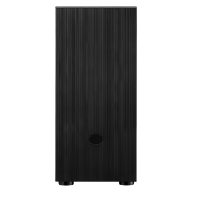 Cooler Master MasterBox MB600L V2 with Steel Side Panel, Brushed Front Panel, Hexagon Gleam, Mesh Intakes, Breathable PSU Shroud, Support Upto ATX Motherboard,