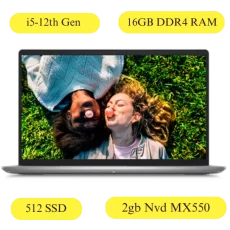 Dell Inspiron 3520 Platinum Silver (i5-1235U 12th Gen Processor 16GB DDR4 RAM 512GB SSD 2GB Nvd MX550 Windows 11 MS Office 2021 15.6 FHD WVA AG Narrow Border)-With Bag