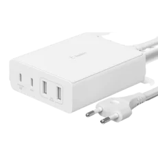 Belkin 108W GaN 4 Port (2 USB-A and 2 USB-C PD 3.0) Fast Charger with PPS Technology