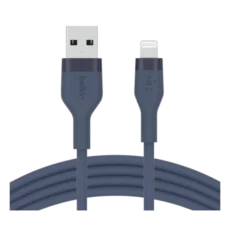 Belkin BoostCharge Flex USB-A Cable with Lightning Connector (Blue)