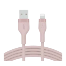 Belkin BoostCharge Flex USB-A Cable with Lightning Connector (Pink)