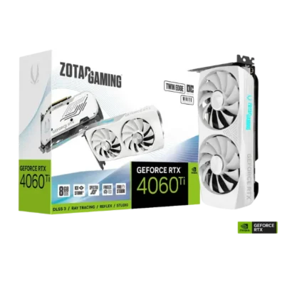 ZOTAC GAMING GeForce RTX 4060 Ti 8GB Twin Edge OC White Edition Graphic Card