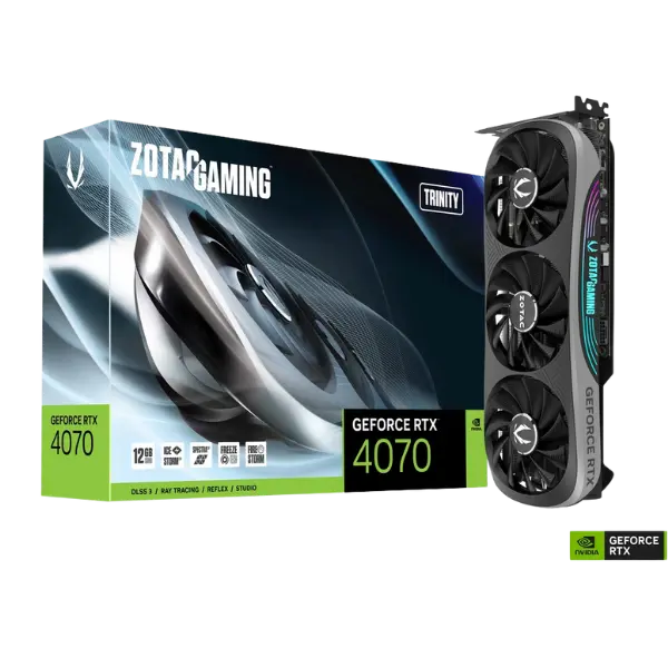 ZOTAC GAMING GeForce RTX 4070 12GB Trinity Graphic Card