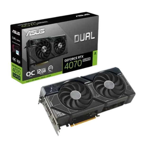 ASUS Dual GeForce RTX 4070 SUPER OC Edition 12GB Graphic Card