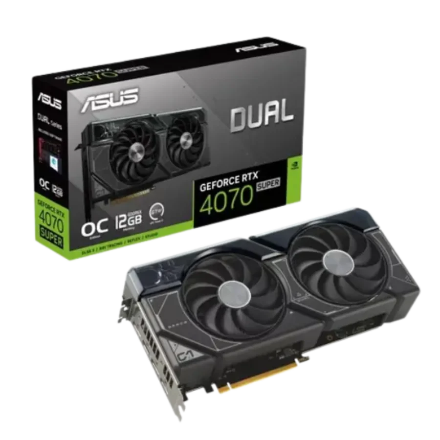 ASUS Dual GeForce RTX 4070 SUPER OC Edition 12GB Graphic Card
