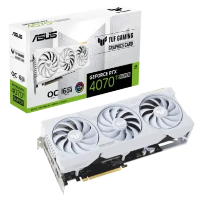 ASUS TUF Gaming GeForce RTX 4070 Ti SUPER White OC Edition Graphics Card