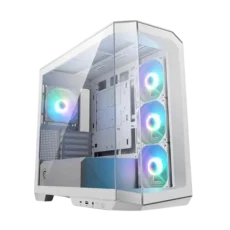 MSI MAG PANO M100R PZ Micro- ATX Tower Cabinet (White) 1