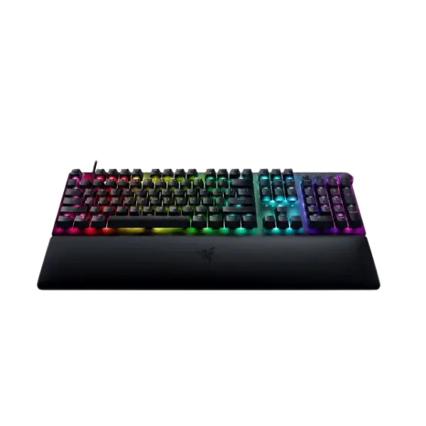 Razer Huntsman V2 Gaming Keyboard Clicky / Linear Optical Switch Doubleshot  PBT Keycaps Sound Dampening Foam