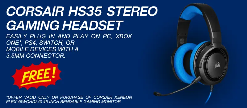 Corsair Headset Offer on Xeon Flex