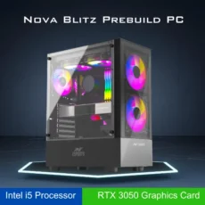 Nova Blitz Prebuild PC (Intel i5 11th Gen Processor, Nvidia RTX 3050 Graphics Card)