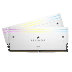 Corsair Dominator Titanium RGB 64GB (32GBx2) DDR5 6000MHz CL30 Ram (White)