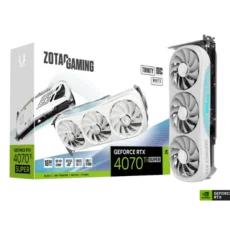 ZOTAC Gaming GeForce RTX 4070 Ti SUPER Trinity White OC Edition Graphics Card